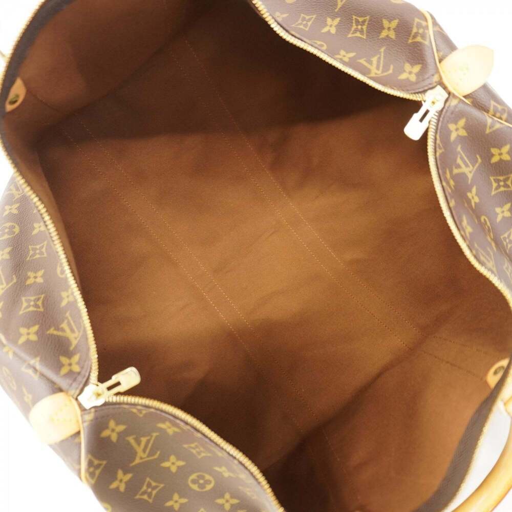 LOUIS VUITTON Brown Monogram Keepall 55 Boston Bag - Picture 4 of 11